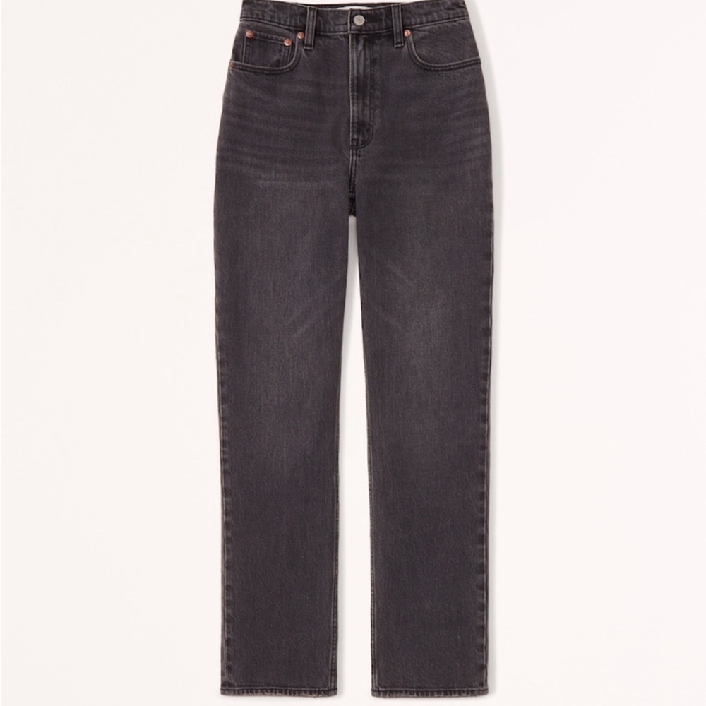 Abercrombie & Fitch Ultra High Rise The Ankle Straight